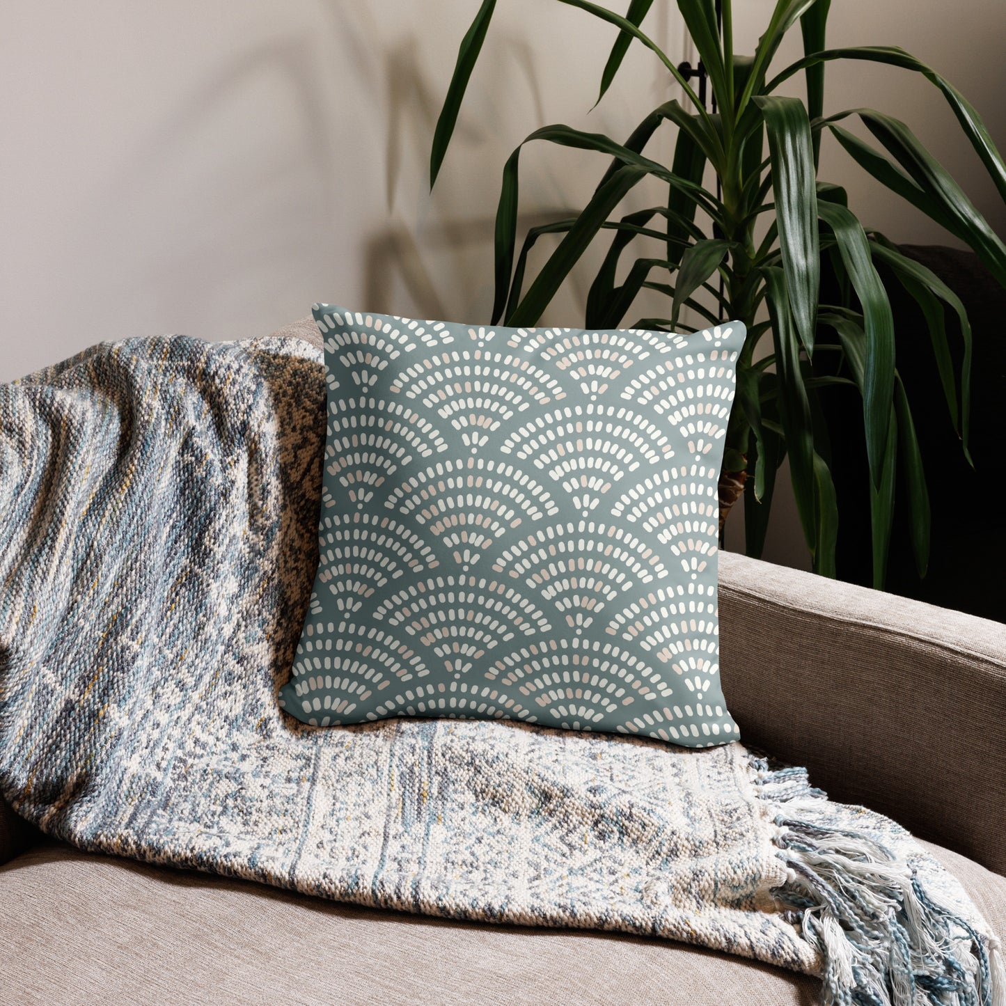 Art Deco Throw Pillow - Mindful Chic Designs