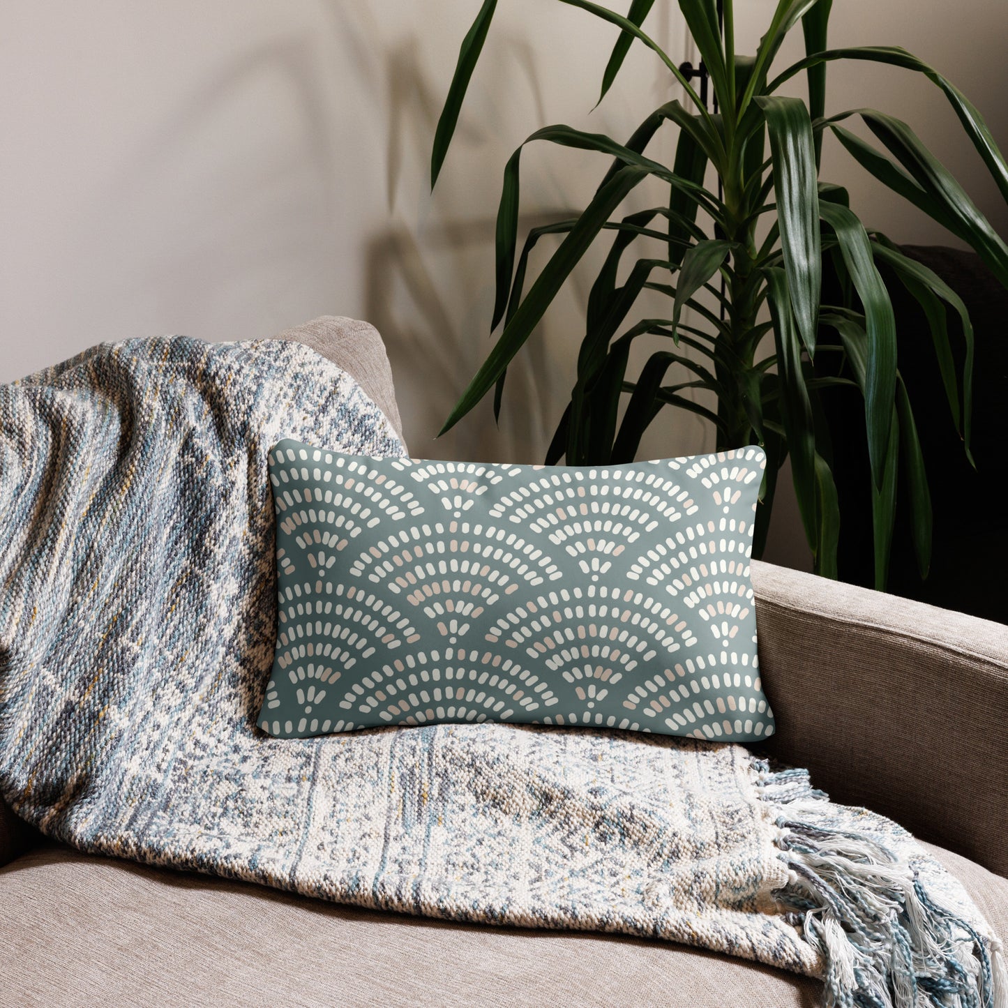 Art Deco Throw Pillow - Mindful Chic Designs