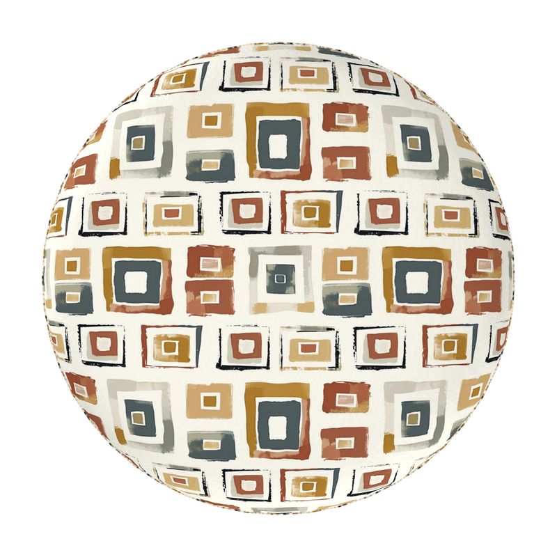 Boho Footstool | Stylish Bohemian Ottoman for Living Room & Bedroom - Mindful Chic Designs 
