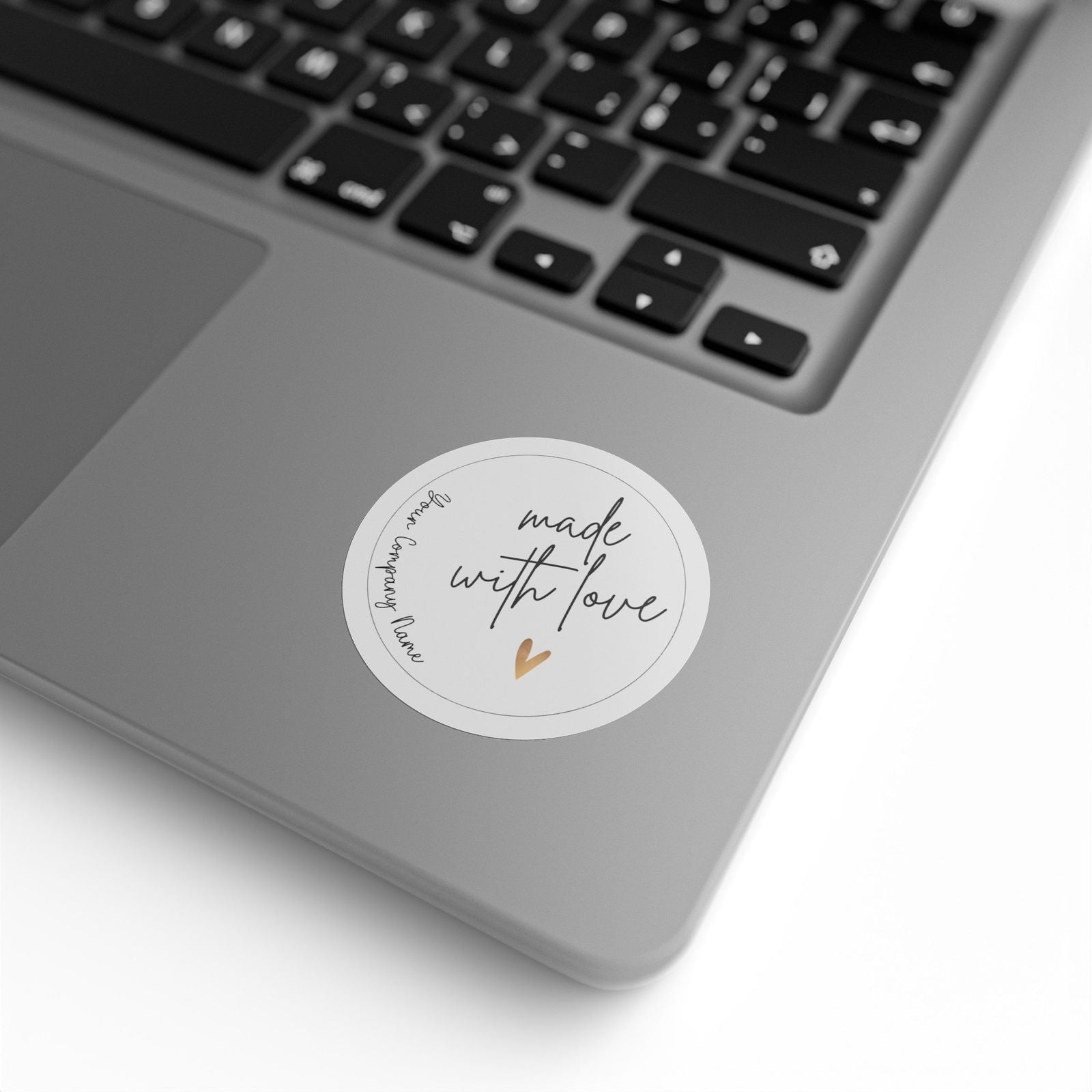 Custom Made with Love Stickers for Small Business Owners Custom Packaging Labels Handmade Product Seals Thank You Stickers - Mindful Chic Designs 